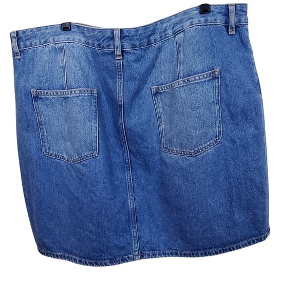 ASOS vintage denim Medium Wash skirt Plus Size UK 22 US 18 - Picture 2 of 6